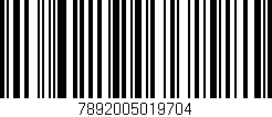 Código de barras (EAN, GTIN, SKU, ISBN): '7892005019704'
