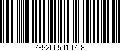 Código de barras (EAN, GTIN, SKU, ISBN): '7892005019728'