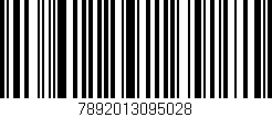 Código de barras (EAN, GTIN, SKU, ISBN): '7892013095028'