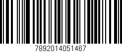 Código de barras (EAN, GTIN, SKU, ISBN): '7892014051467'