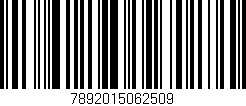 Código de barras (EAN, GTIN, SKU, ISBN): '7892015062509'