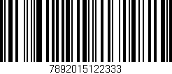 Código de barras (EAN, GTIN, SKU, ISBN): '7892015122333'