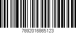 Código de barras (EAN, GTIN, SKU, ISBN): '7892016865123'