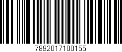 Código de barras (EAN, GTIN, SKU, ISBN): '7892017100155'