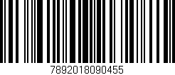 Código de barras (EAN, GTIN, SKU, ISBN): '7892018090455'