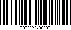 Código de barras (EAN, GTIN, SKU, ISBN): '7892022480389'