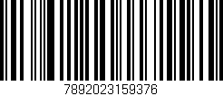 Código de barras (EAN, GTIN, SKU, ISBN): '7892023159376'