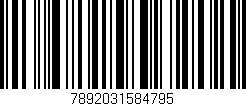 Código de barras (EAN, GTIN, SKU, ISBN): '7892031584795'