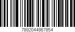 Código de barras (EAN, GTIN, SKU, ISBN): '7892044867854'