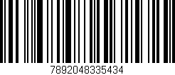 Código de barras (EAN, GTIN, SKU, ISBN): '7892048335434'