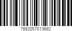 Código de barras (EAN, GTIN, SKU, ISBN): '7892057013682'