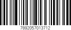 Código de barras (EAN, GTIN, SKU, ISBN): '7892057013712'