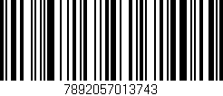 Código de barras (EAN, GTIN, SKU, ISBN): '7892057013743'