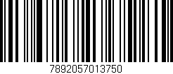 Código de barras (EAN, GTIN, SKU, ISBN): '7892057013750'