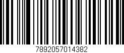 Código de barras (EAN, GTIN, SKU, ISBN): '7892057014382'