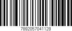 Código de barras (EAN, GTIN, SKU, ISBN): '7892057041128'