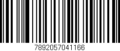Código de barras (EAN, GTIN, SKU, ISBN): '7892057041166'