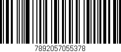 Código de barras (EAN, GTIN, SKU, ISBN): '7892057055378'