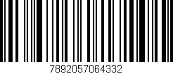 Código de barras (EAN, GTIN, SKU, ISBN): '7892057064332'