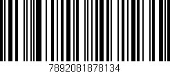 Código de barras (EAN, GTIN, SKU, ISBN): '7892081878134'