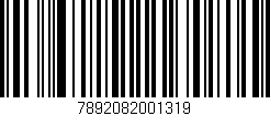 Código de barras (EAN, GTIN, SKU, ISBN): '7892082001319'