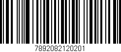 Código de barras (EAN, GTIN, SKU, ISBN): '7892082120201'