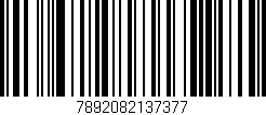 Código de barras (EAN, GTIN, SKU, ISBN): '7892082137377'
