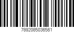 Código de barras (EAN, GTIN, SKU, ISBN): '7892085036561'