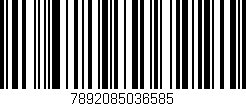 Código de barras (EAN, GTIN, SKU, ISBN): '7892085036585'