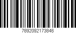 Código de barras (EAN, GTIN, SKU, ISBN): '7892092173846'