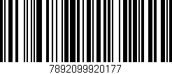 Código de barras (EAN, GTIN, SKU, ISBN): '7892099920177'