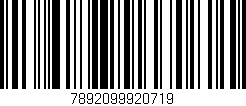 Código de barras (EAN, GTIN, SKU, ISBN): '7892099920719'