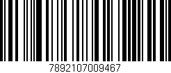 Código de barras (EAN, GTIN, SKU, ISBN): '7892107009467'