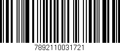 Código de barras (EAN, GTIN, SKU, ISBN): '7892110031721'