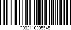 Código de barras (EAN, GTIN, SKU, ISBN): '7892110035545'