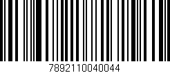 Código de barras (EAN, GTIN, SKU, ISBN): '7892110040044'