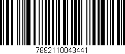 Código de barras (EAN, GTIN, SKU, ISBN): '7892110043441'