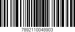 Código de barras (EAN, GTIN, SKU, ISBN): '7892110048903'
