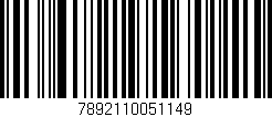 Código de barras (EAN, GTIN, SKU, ISBN): '7892110051149'