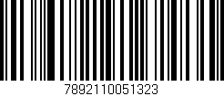 Código de barras (EAN, GTIN, SKU, ISBN): '7892110051323'