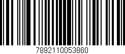 Código de barras (EAN, GTIN, SKU, ISBN): '7892110053860'