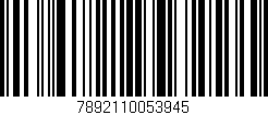 Código de barras (EAN, GTIN, SKU, ISBN): '7892110053945'