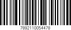 Código de barras (EAN, GTIN, SKU, ISBN): '7892110054478'