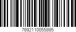 Código de barras (EAN, GTIN, SKU, ISBN): '7892110055895'