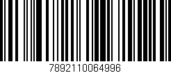 Código de barras (EAN, GTIN, SKU, ISBN): '7892110064996'
