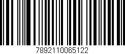 Código de barras (EAN, GTIN, SKU, ISBN): '7892110065122'