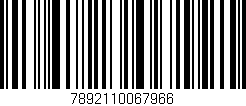 Código de barras (EAN, GTIN, SKU, ISBN): '7892110067966'