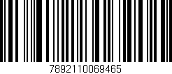 Código de barras (EAN, GTIN, SKU, ISBN): '7892110069465'