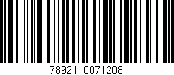 Código de barras (EAN, GTIN, SKU, ISBN): '7892110071208'