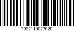 Código de barras (EAN, GTIN, SKU, ISBN): '7892110077828'